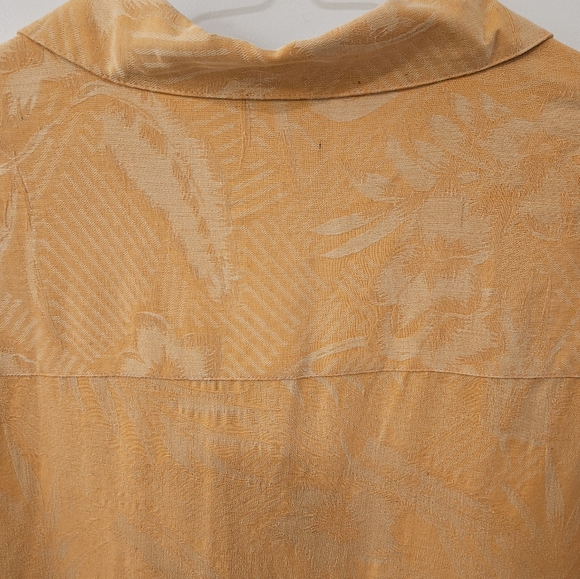 NWT - Silk Banana Cabana Orange Camp Shirt - Size L - Picture 9 of 10